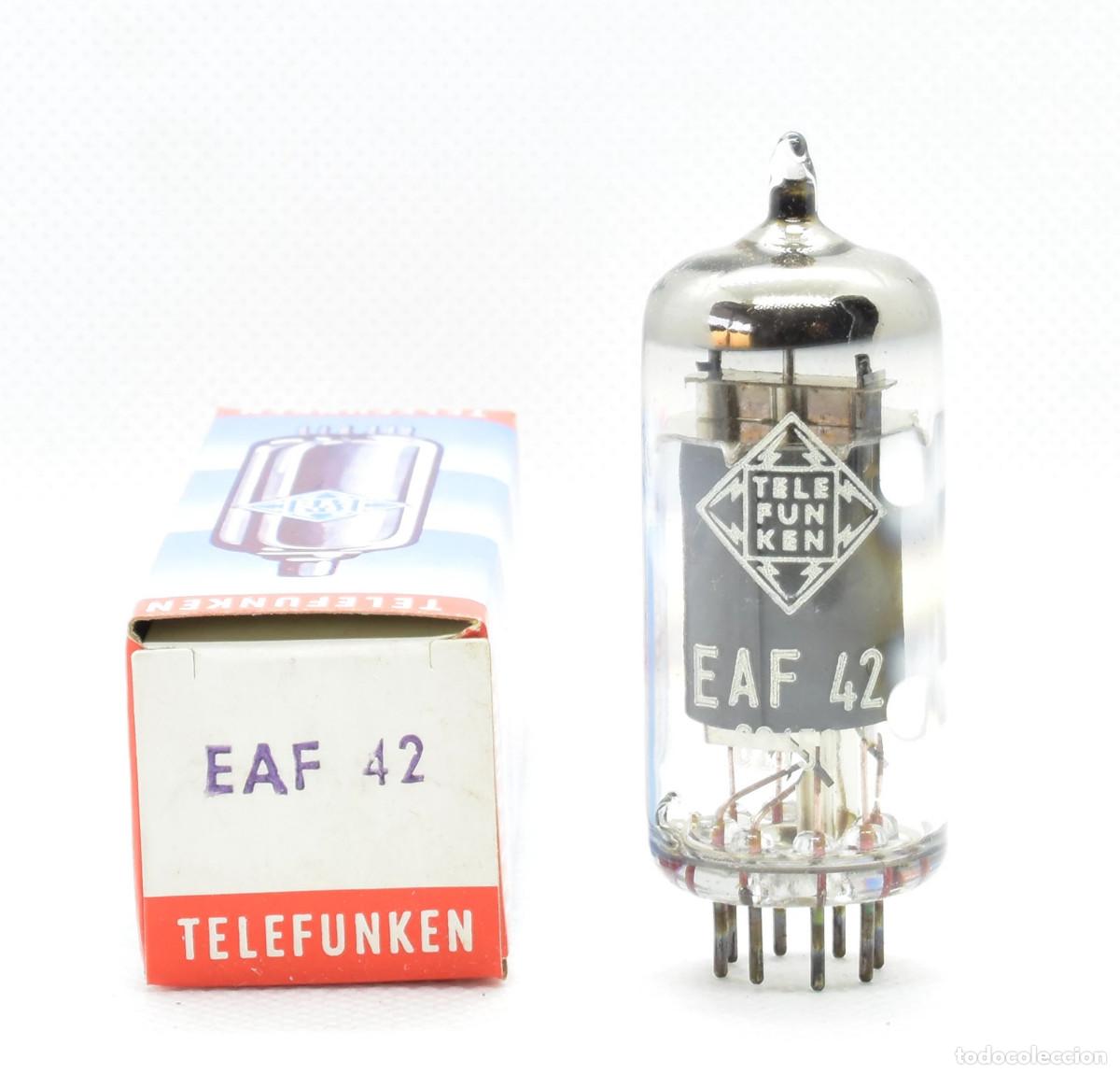 Radios antiguas: V&aacute;lvula nueva EAF42 de marca Telefunken - Foto 2