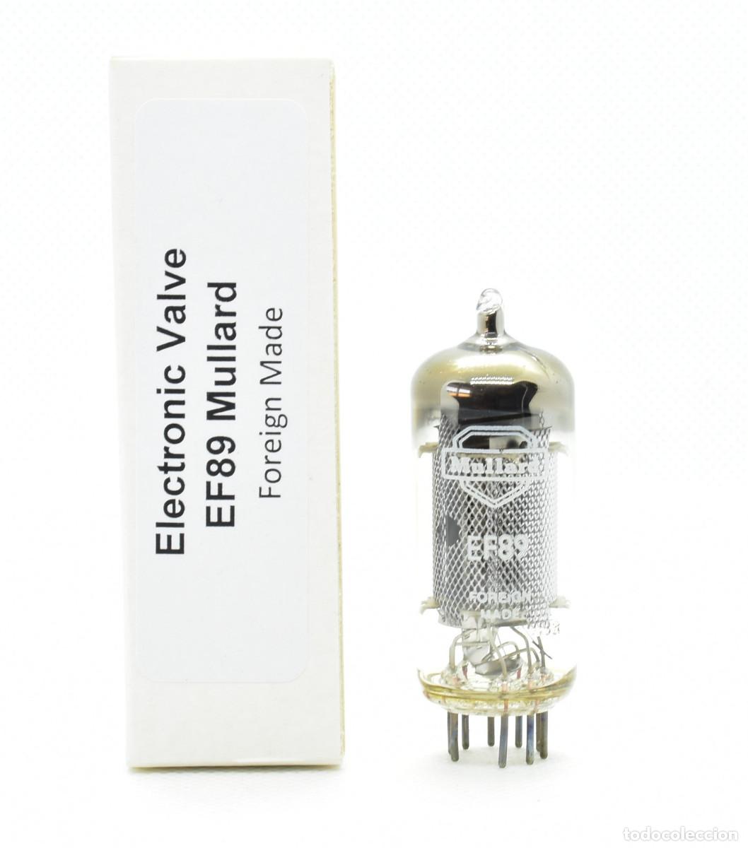 Radios antiguas: V&aacute;lvula nueva EF89 de marca Mullard - Foto 1