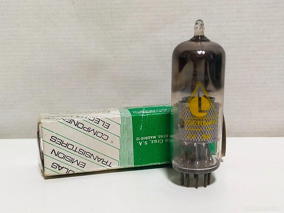 Radios antiguas: VALVULA EF80 LIDERMAN - Foto 1