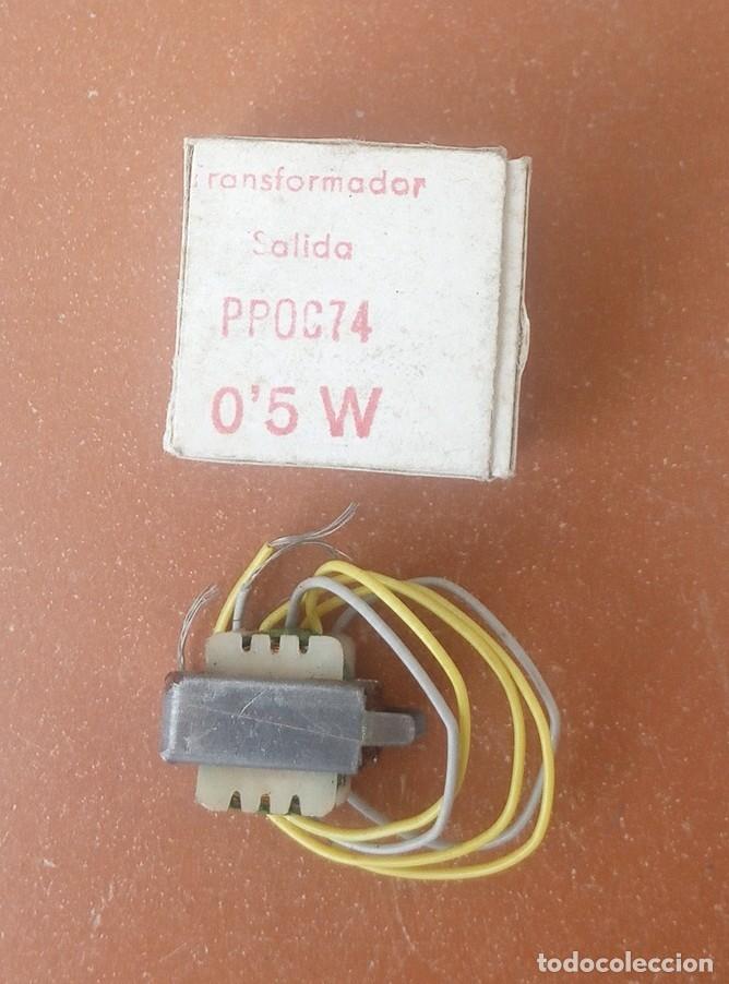Radios antiguas: Conjunto de transformadores para push-pull de transistores... Sanna - Foto 3