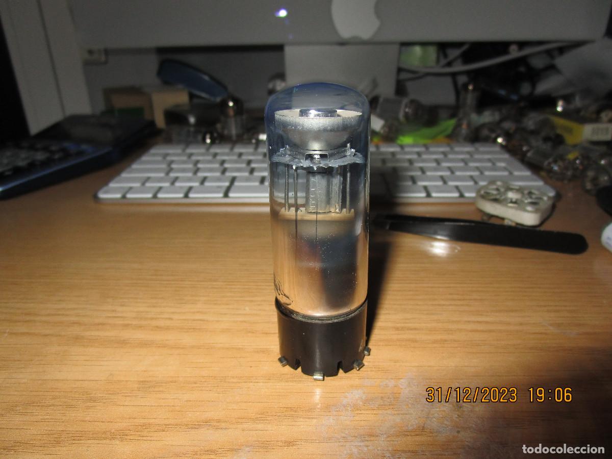 Radios antiguas: EM4 VALVULA USADA CON BUEN BRILLO - Foto 4