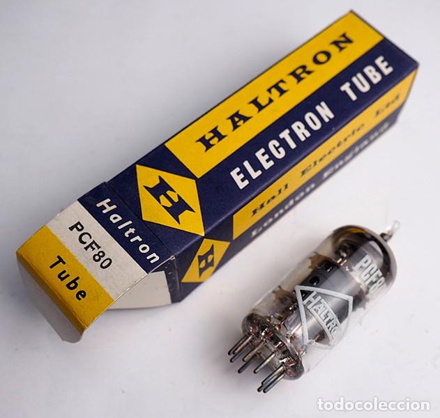 Radios antiguas: V&aacute;lvula PCF 80 Haltron - Foto 1
