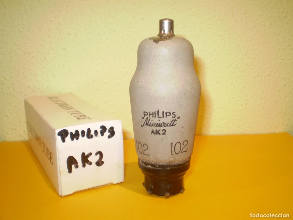 Radios antiguas: VALVULA AK2-PHILIPS-USADA-PROBADA. - Foto 1