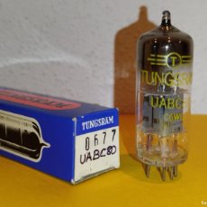 Radios antiguas: 1 X UABC80-TUNGSRAM-NUEVA-NOS-TUBE.