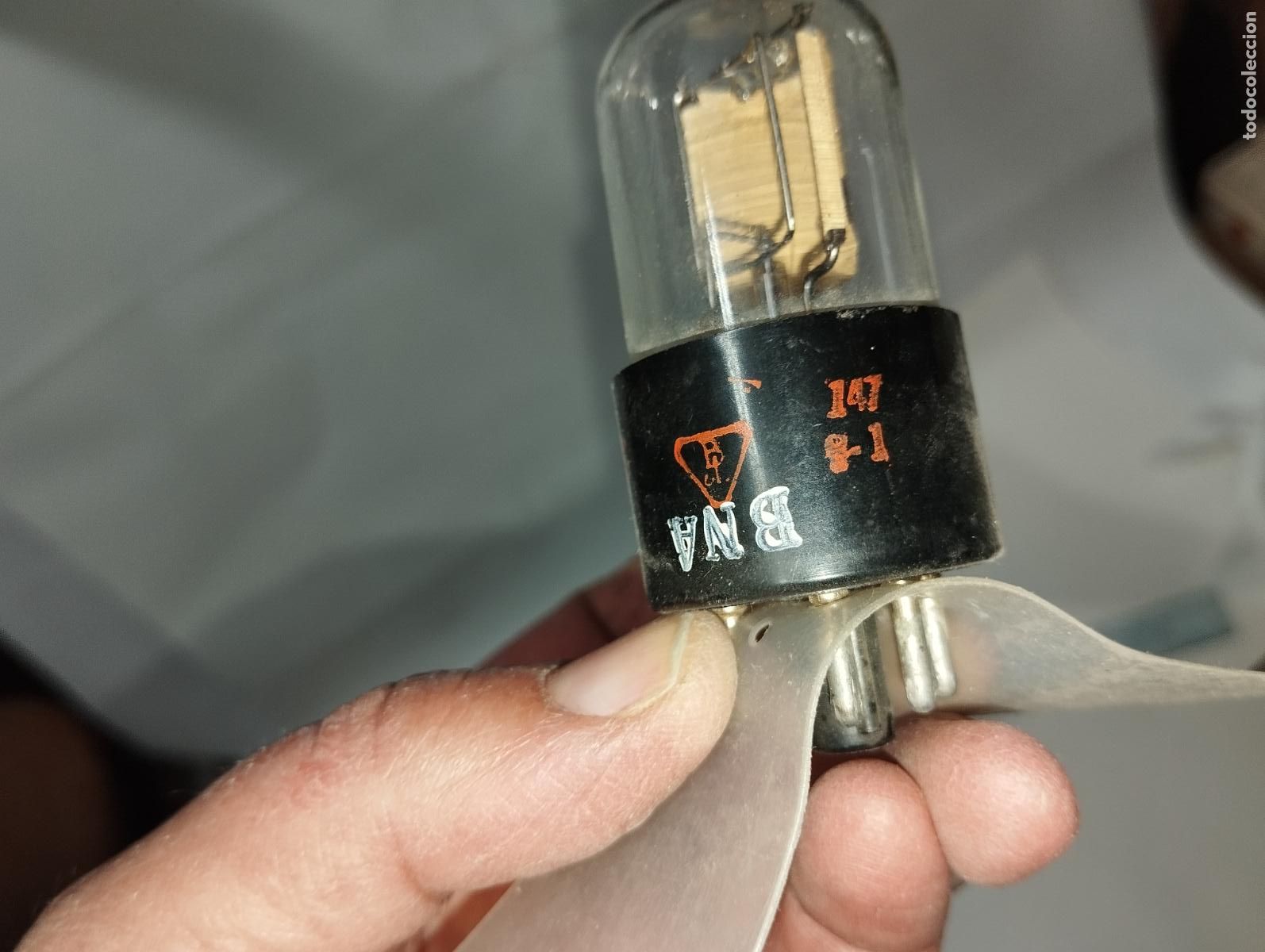Radios antiguas: L&Aacute;MPARA V&Aacute;LVULA DE VAC&Iacute;O CETRON CA30 - Foto 3