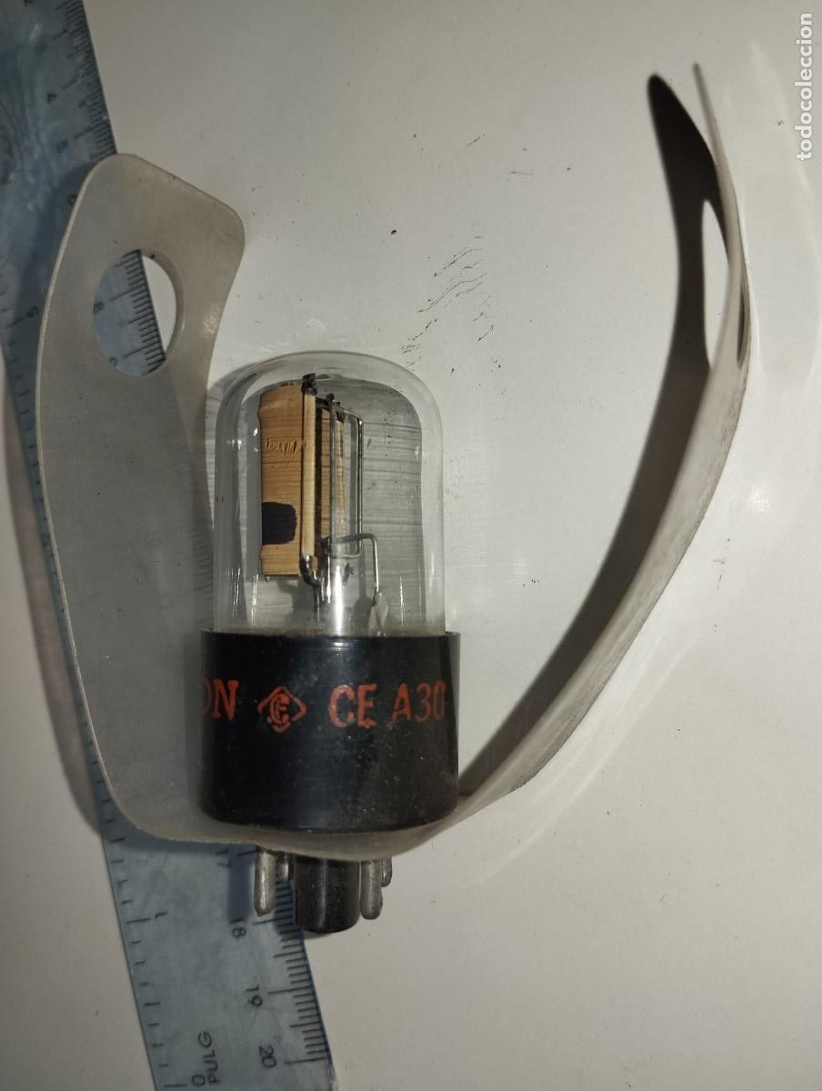 Radios antiguas: L&Aacute;MPARA V&Aacute;LVULA DE VAC&Iacute;O CETRON CA30 - Foto 1