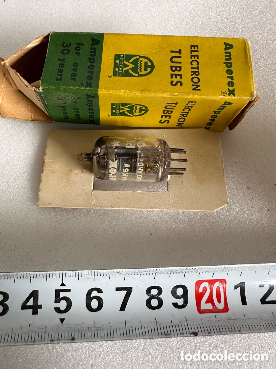 Radios antiguas: Valvula amperex electron tubes 5654 - Foto 1