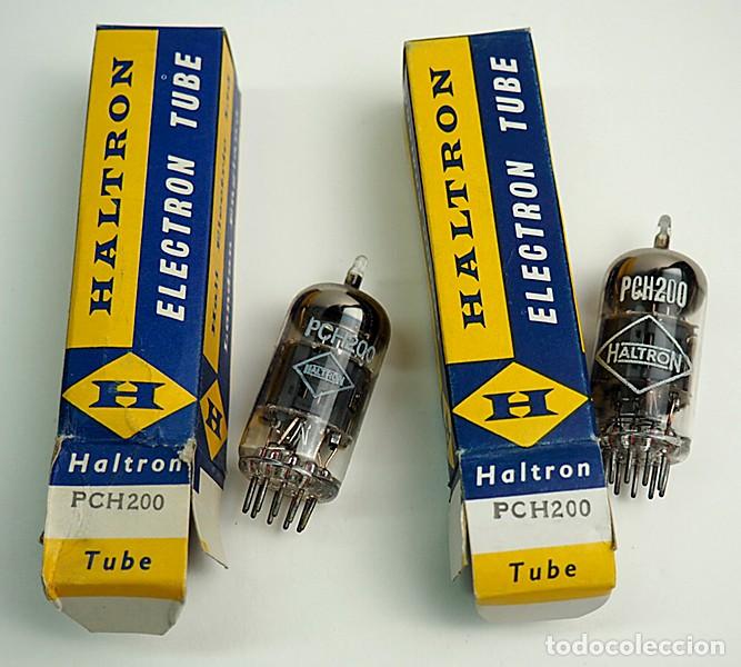 Radios antiguas: 2 V&aacute;lvulas Haltron PCH 200 - Foto 1