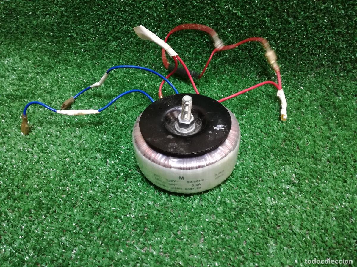 Radios antiguas: TRANSFORMADOR TOROIDAL 220V - 24V/3,3A (FUNCIONANDO) - Foto 1