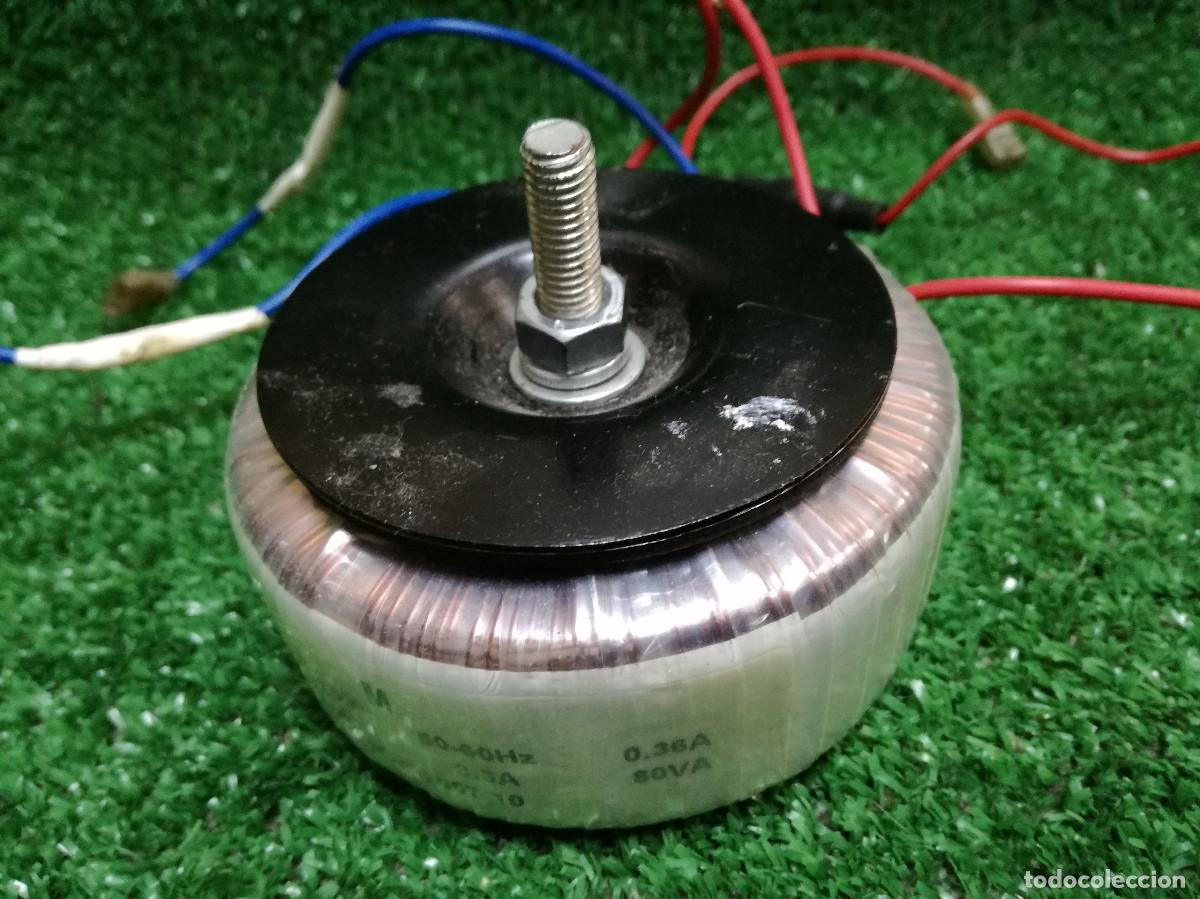 Radios antiguas: TRANSFORMADOR TOROIDAL 220V - 24V/3,3A (FUNCIONANDO) - Foto 4