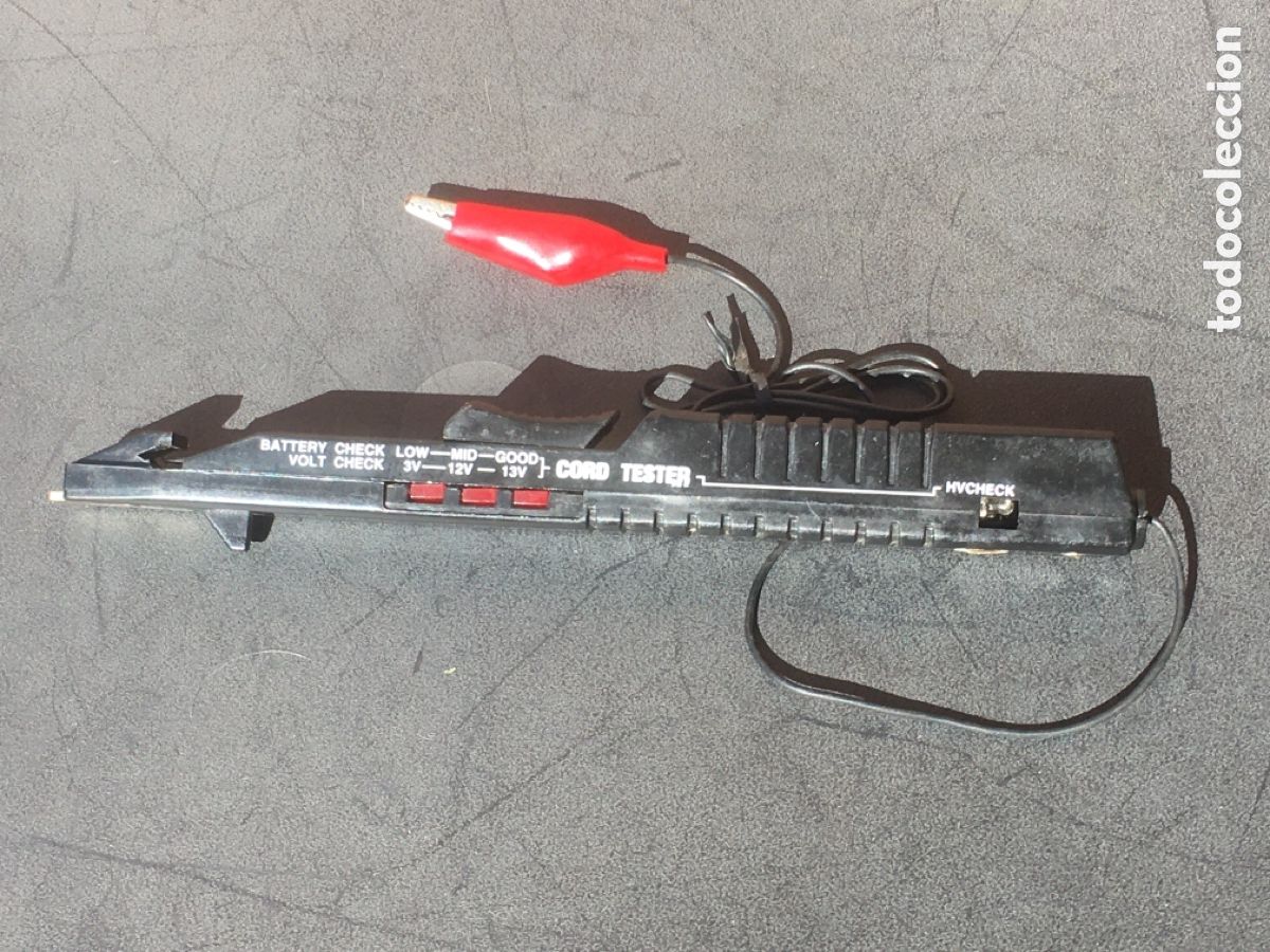 Radios antiguas: TESTER DE VOLTAJE DE BATERIA - Foto 1