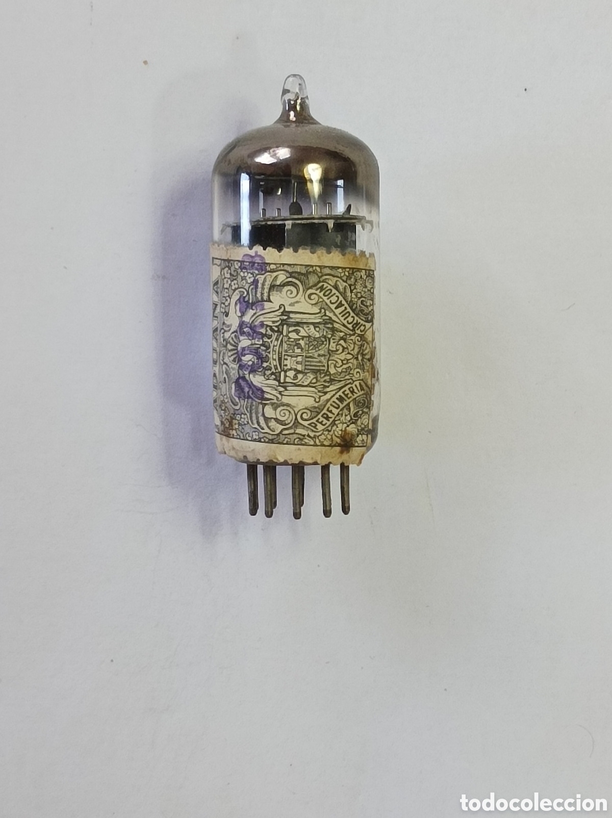 Radios antiguas: V&Aacute;LVULA ECC82. MINIWATT. COMPROBADA. CON SELLO DE ADUANA. - Foto 2