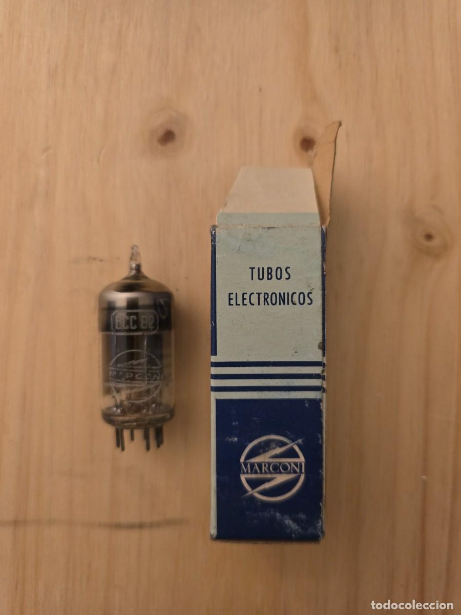 Radios antiguas: V&aacute;lvula ECC82 Marconi - Foto 1