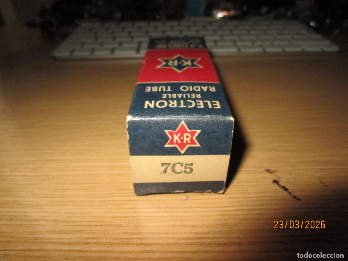 Radios antiguas: 7C5 VALVULA TUBE R&Ouml;HRE VALVE LAMPE