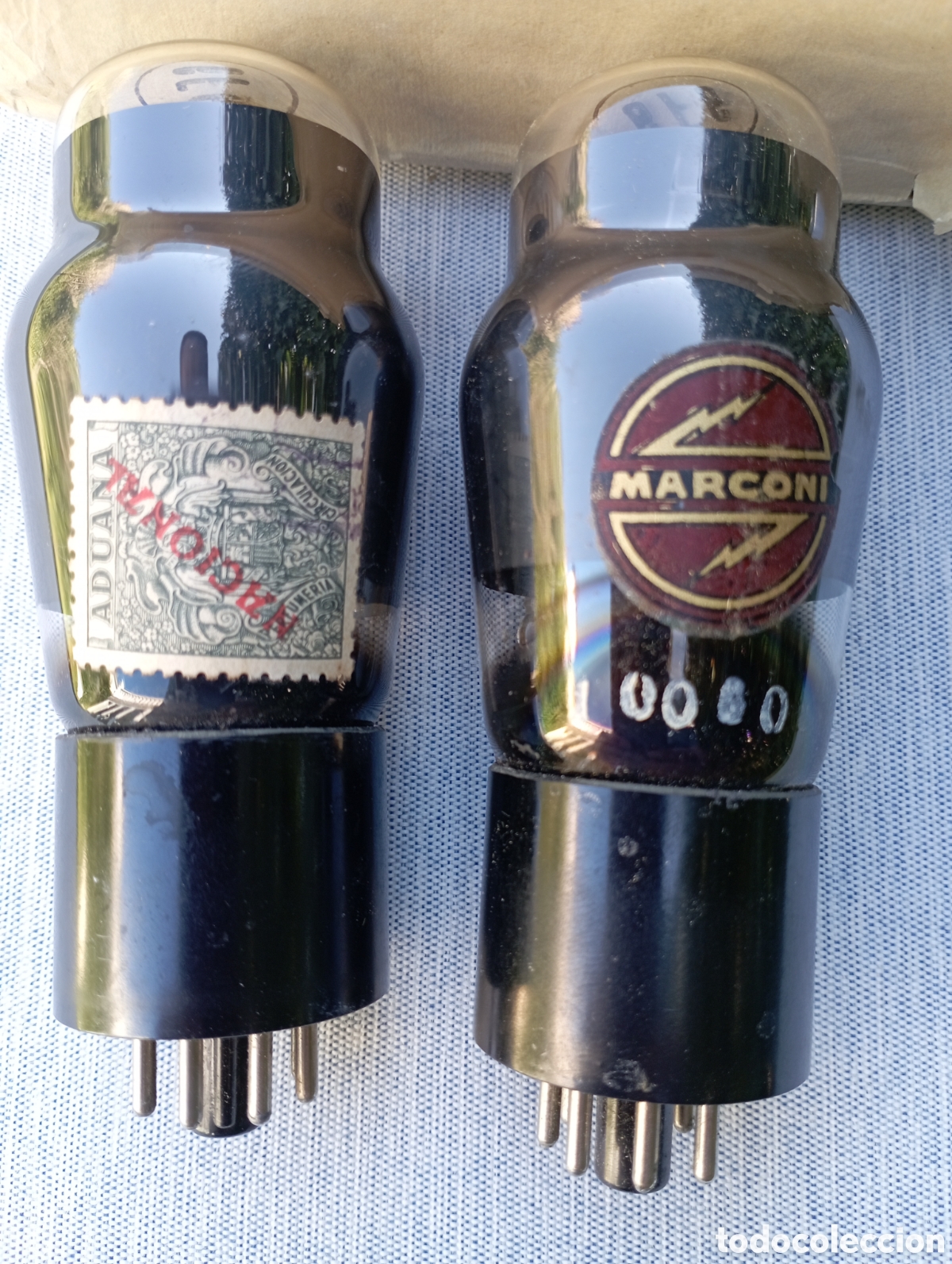 Radios antiguas: V&aacute;lvula Marconi 6F6. - Foto 1