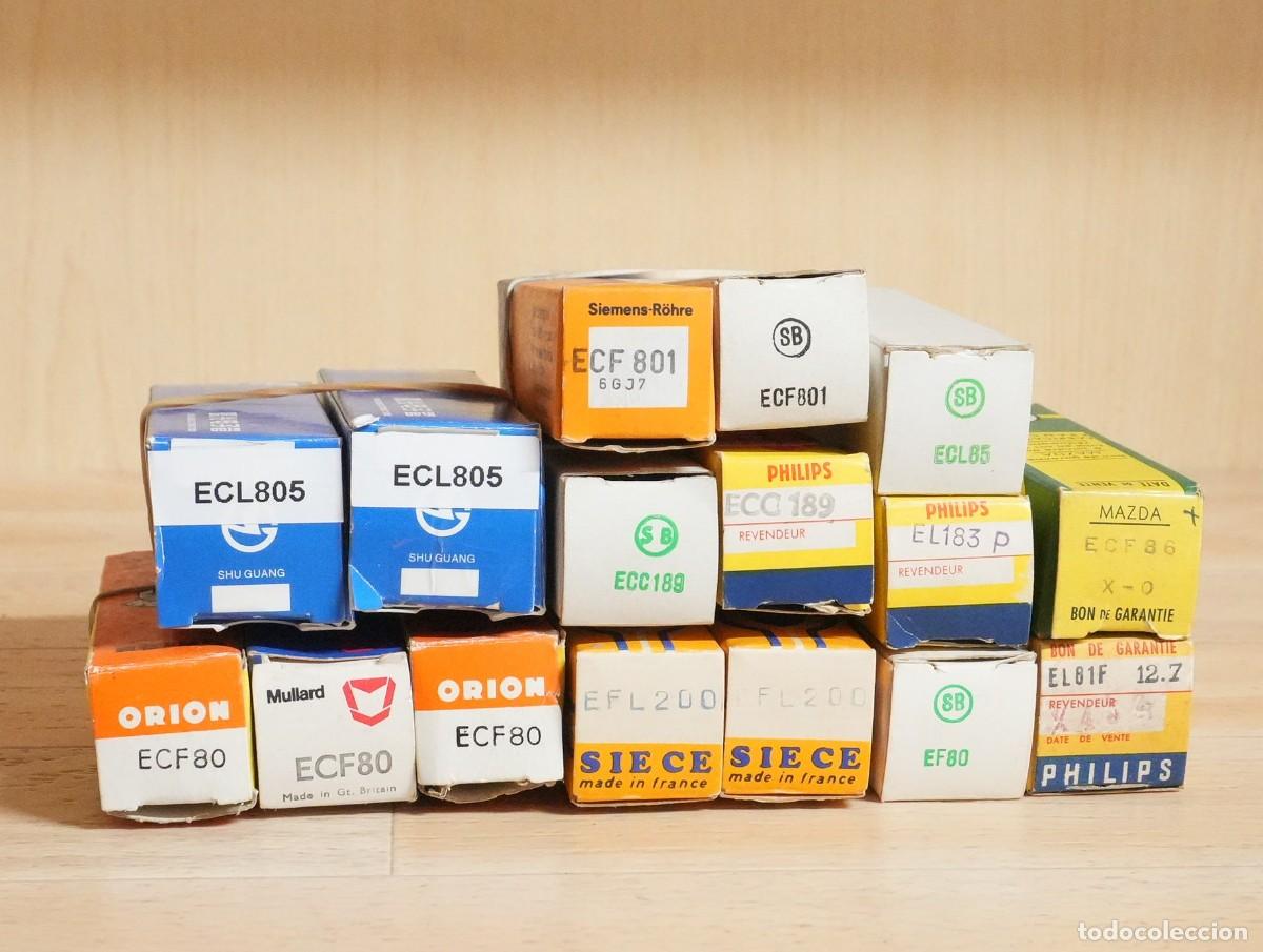 Radios antiguas: LOTE DE 16 VALVULAS - ECL805 ECF801 ECL85 ECC189 EL183 ECF86 ECF80 EFL200 EF80 EL81 EL183