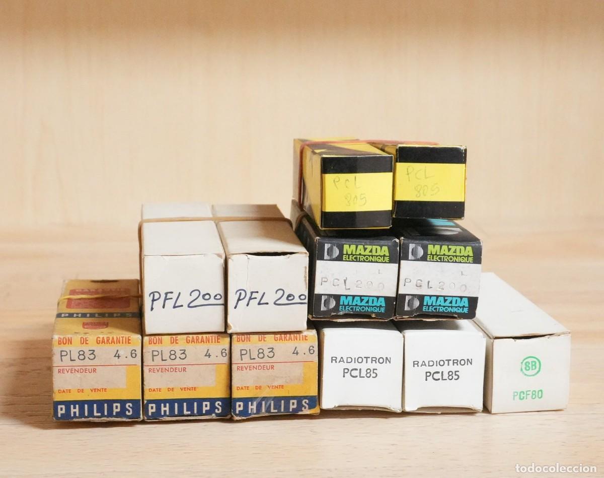 Radios antiguas: LOTE DE 12 VALVULAS O L&Aacute;MPARAS PL83 PCL85 PCF80 PFL200 PCL200 PCL805
