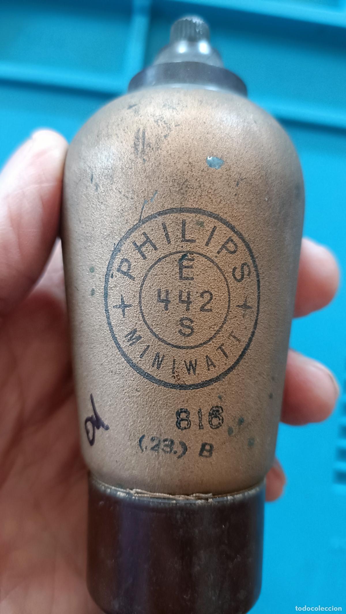 Radios antiguas: L&Aacute;MPARA RADIO, V&Aacute;LVULA E442S, COMPROBADA BIEN