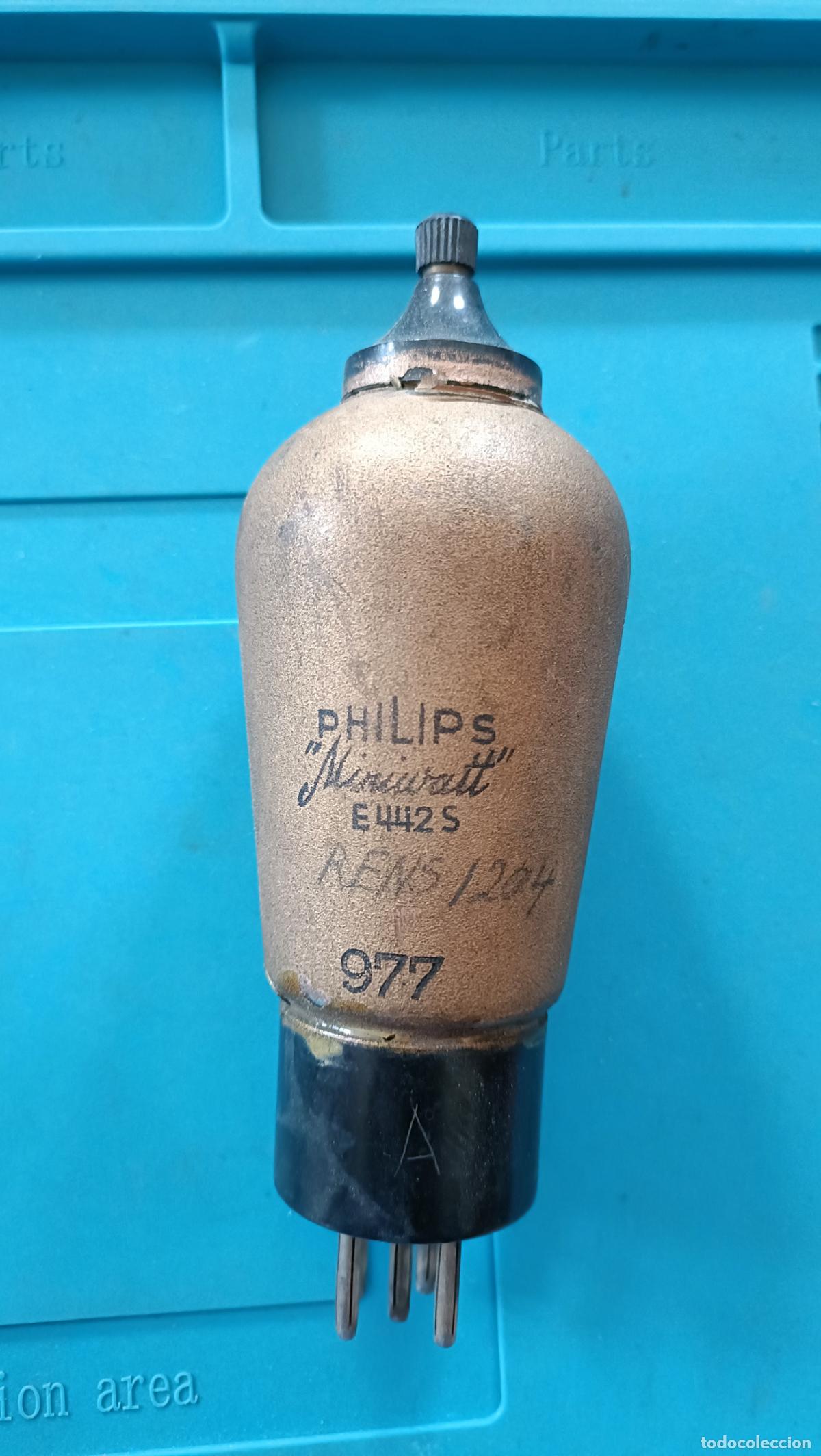 Radios antiguas: L&Aacute;MPARA RADIO, V&Aacute;LVULA E442S, COMPROBADA BIEN