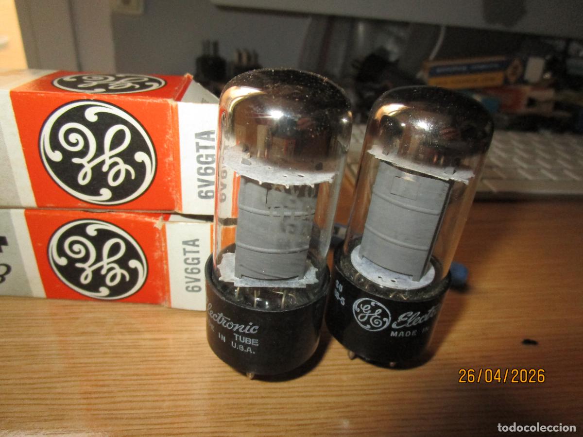 Radios antiguas: PAREJA DE VALVULAS 6V6 GT 6V6GT NUEVAS