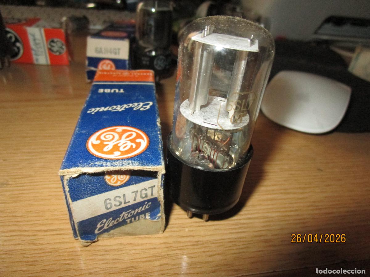 Radios antiguas: 6SL7 GT 6SL7GT VALVULA TUBE R&Ouml;HRE VALVE LAMPE NOS NEW