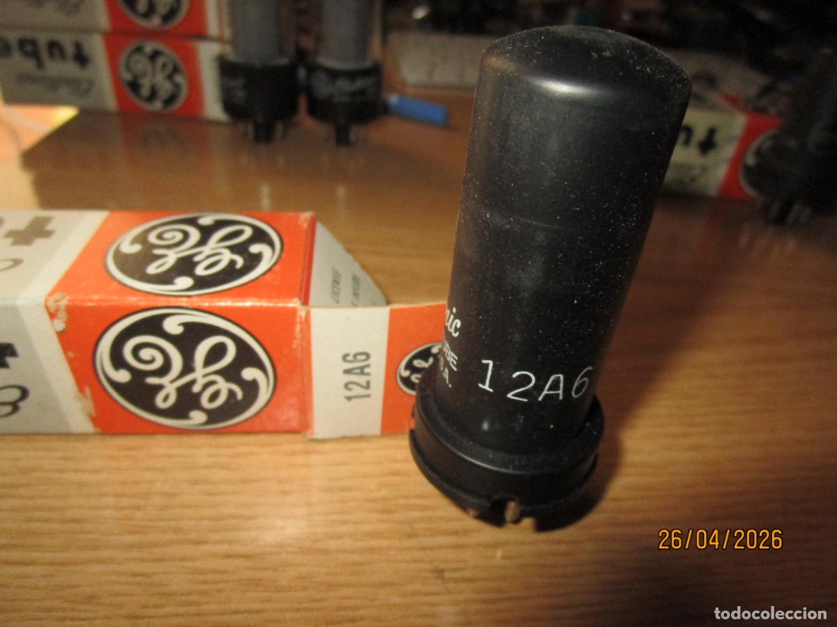 Radios antiguas: 12A6 VALVULA NUEVA NOS NEW R&Ouml;HRE VALVE LAMPE