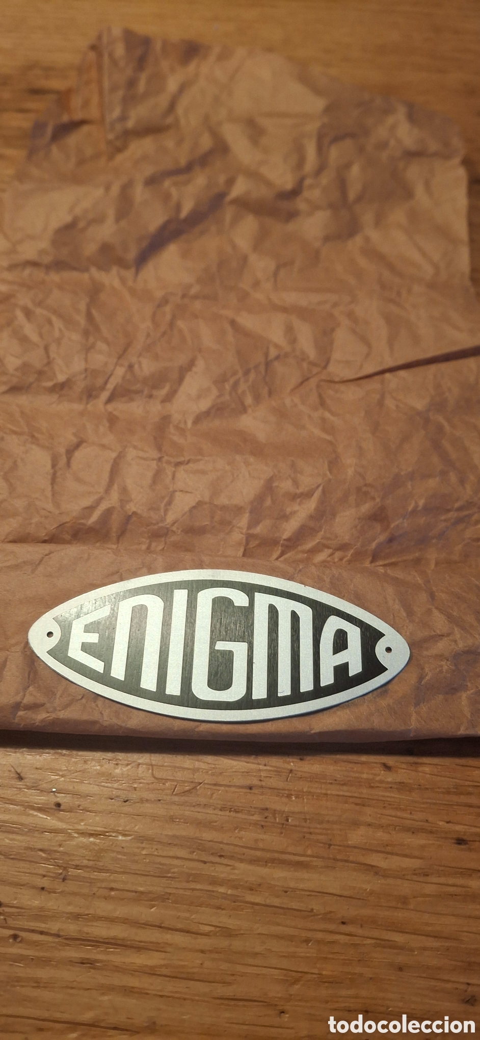 Radios antiguas: Enigma Label Repro or Original, no se