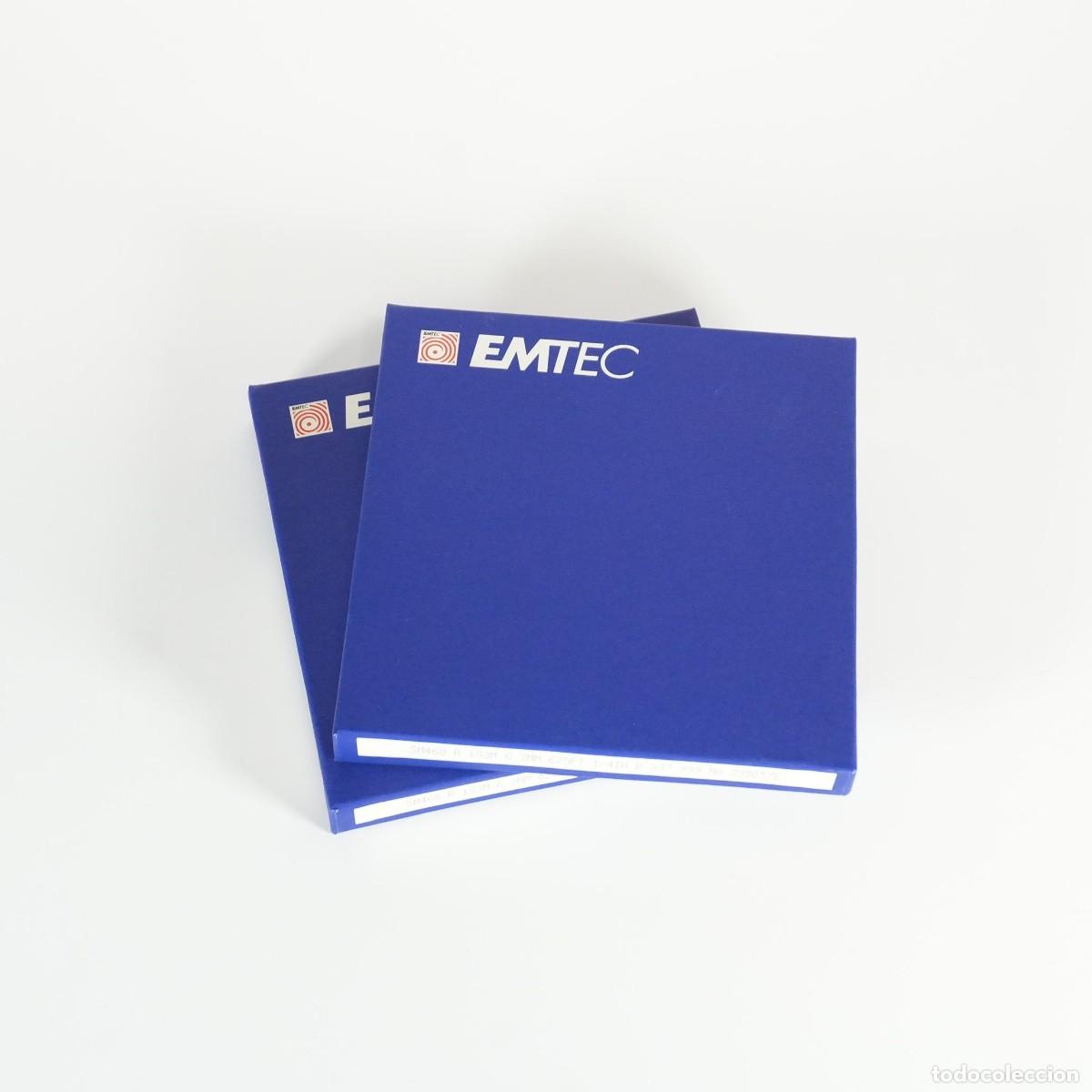 Radios antiguas: 2 BOBINAS NUEVAS DE CINTA MAGNETOFONICA - EMTEC