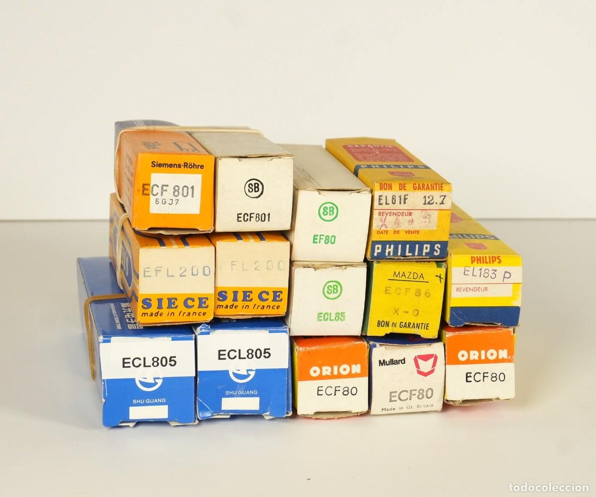 Radios antiguas: LOTE DE 14 VALVULAS - ECL805 ECF801 ECL85 EL183 ECF86 ECF80 EFL200 EF80 EL81 EL183