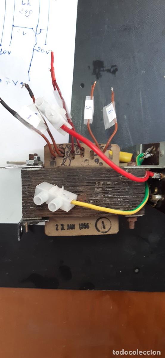 Radios antiguas: Transformador separador 230V a 240V. 6,5V. 2&times; 20 V. 100W