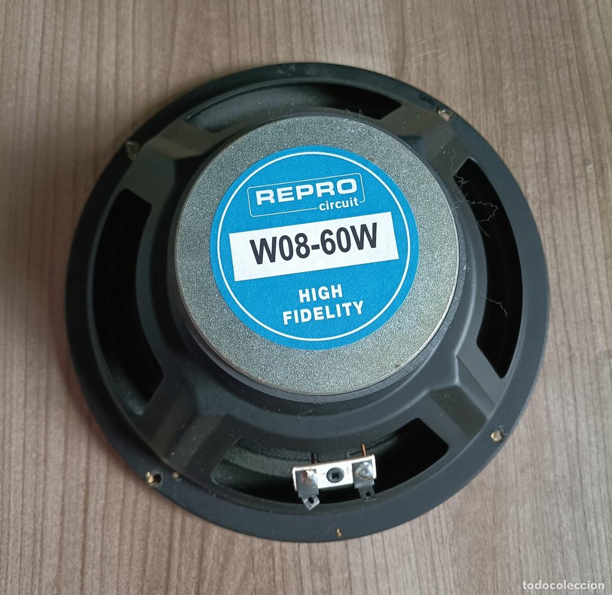 Radios antiguas: Altavoz Repro circuit W08-60W - 20 cm diametro - no es nuevo pero funciona bien