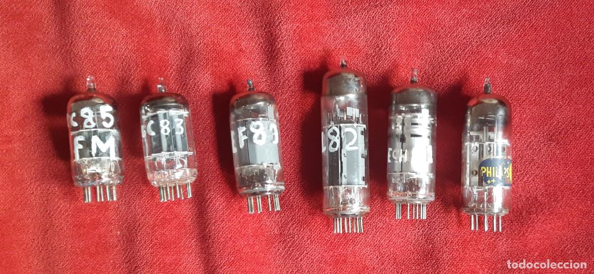 Radios antiguas: Juego 6 v&aacute;lvulas Telefunken,Philips. Comprobadas. Tambi&eacute;n por separado.
