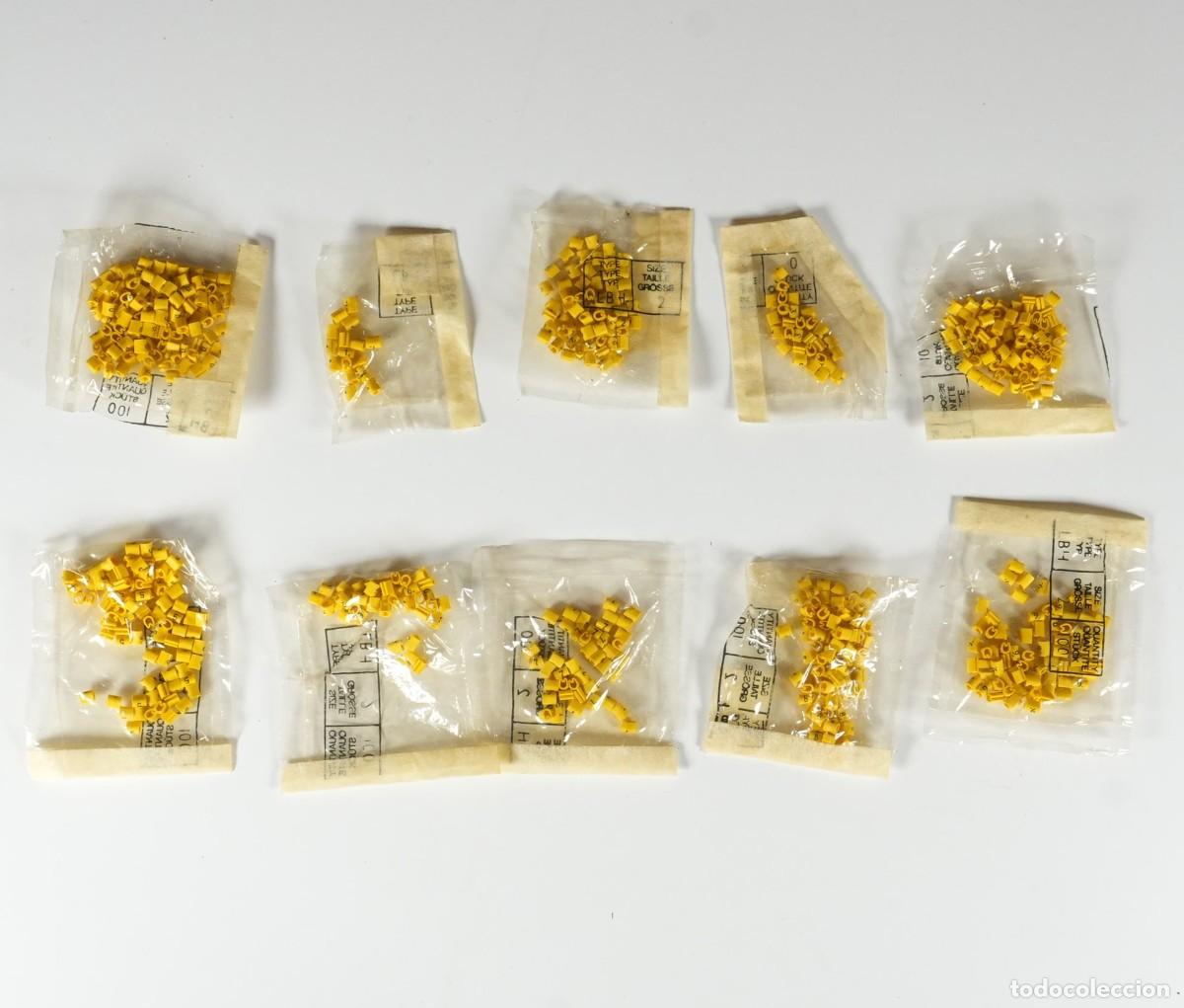 Radios antiguas: LOTE DE NUMEROS PARA SE&Ntilde;ALIZAR CABLES ELECTRICOS - L1