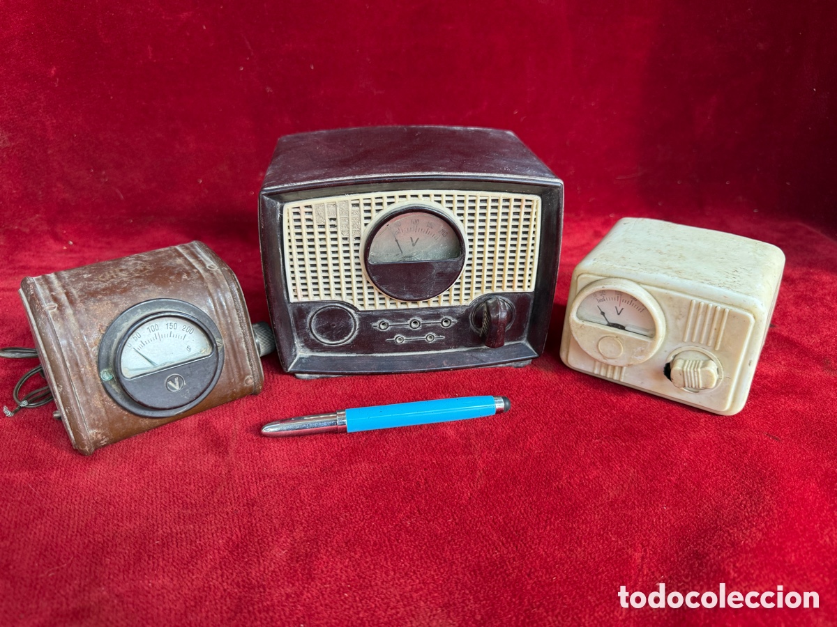 Radios antiguas: Lote de 3 antiguos elevadores de radios!