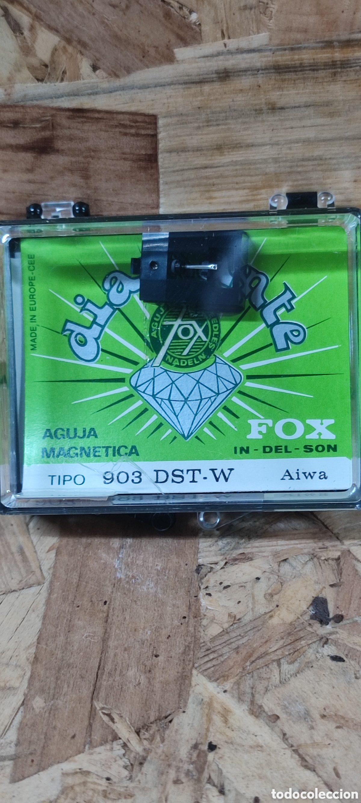 Radios antiguas: Aguja magn&eacute;tica Fox diamante modelo 903 DST-W. Art&iacute;culo proveniente de tienda cerrada hace a&ntilde;os
