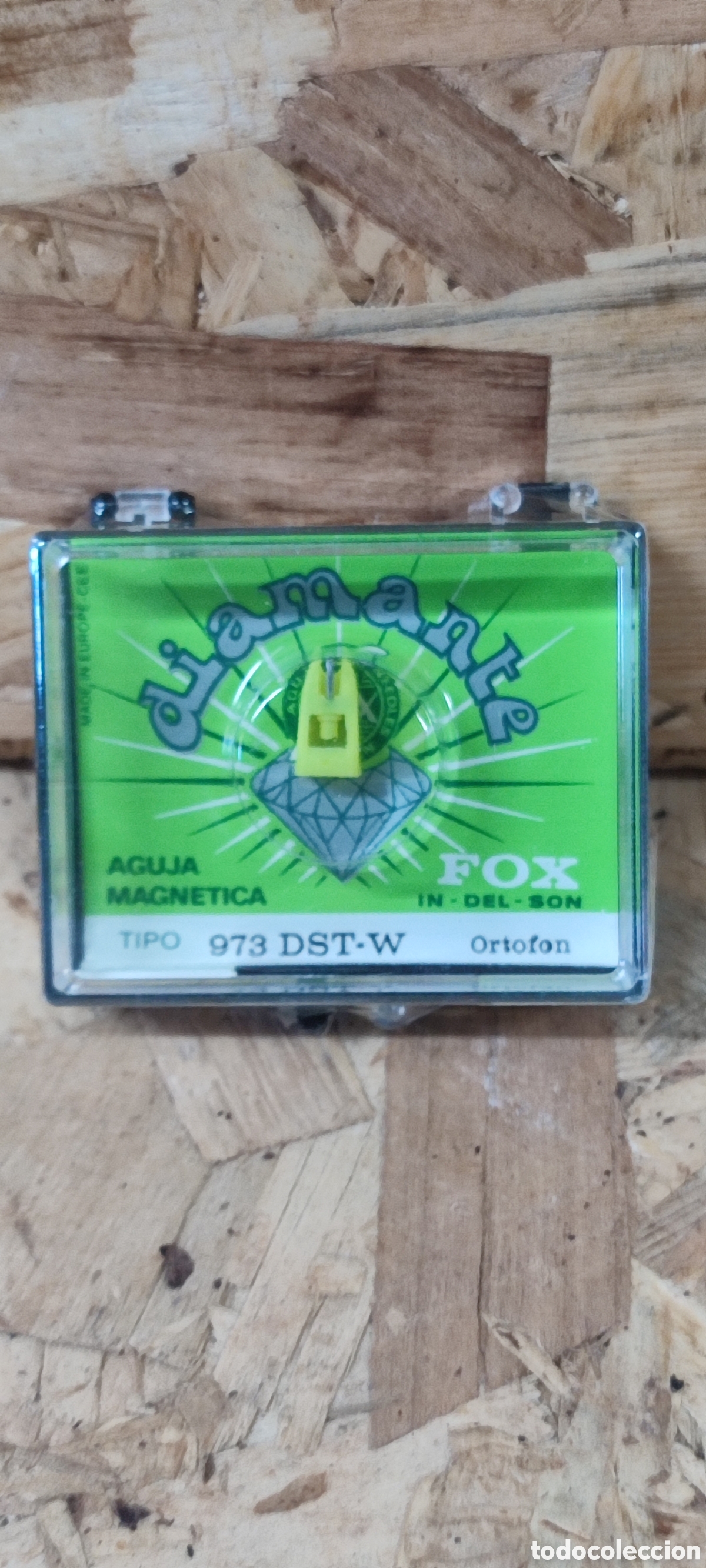 Radios antiguas: Aguja magn&eacute;tica Fox diamante modelo 973 DST-W. Art&iacute;culo proveniente de tienda cerrada hace a&ntilde;os
