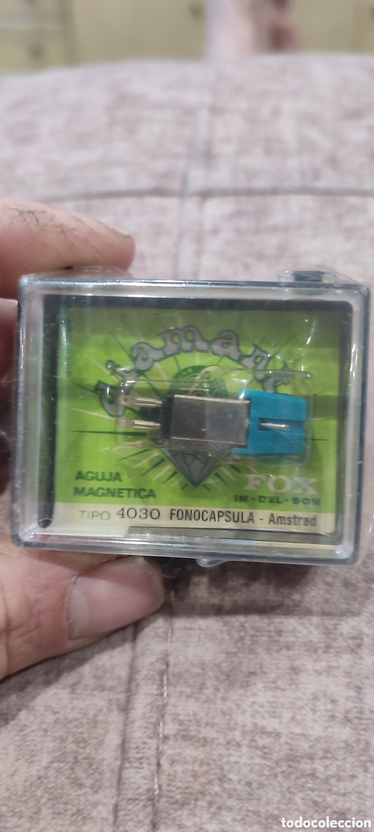 Radios antiguas: Fonocapsula fox diamante modelo 4030 amstrad. Nueva de tienda cerrada hace a&ntilde;os.