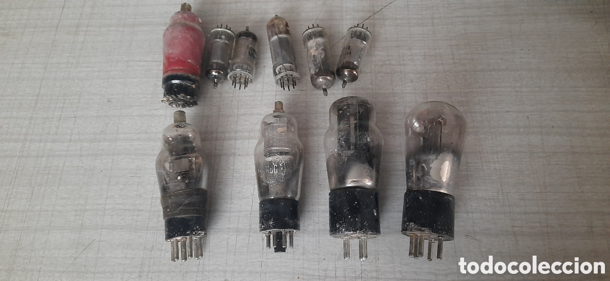 Radios antiguas: L&aacute;mparas de v&aacute;lvulas para coleccion