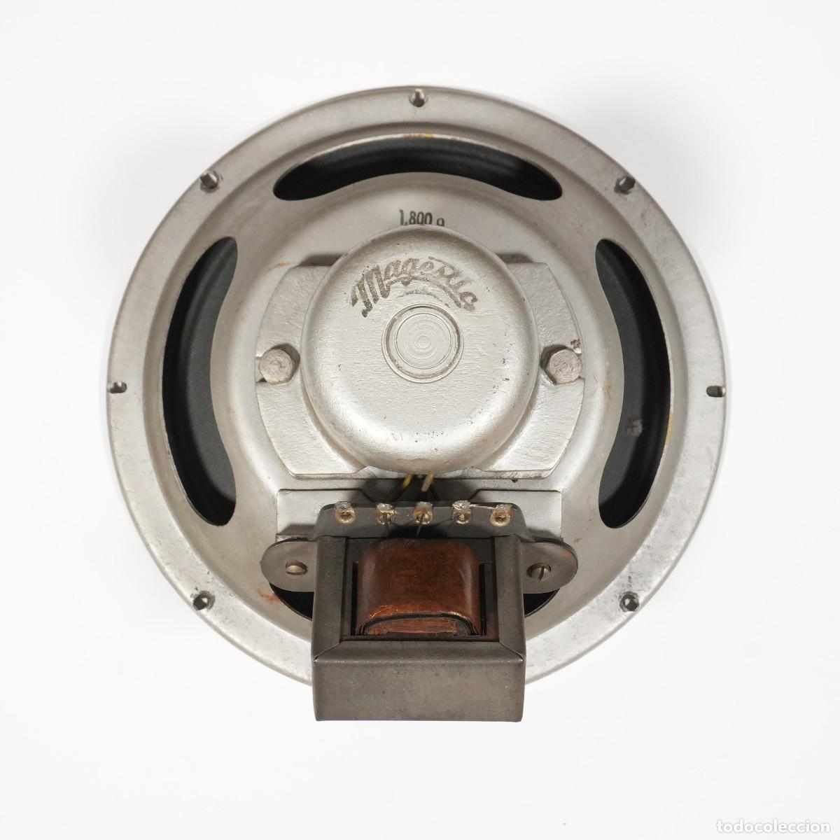 Radios antiguas: ALTAVOZ ELECTRODINAMICO MAGESTIC PARA RADIO ANTIGUA - LEER BIEN