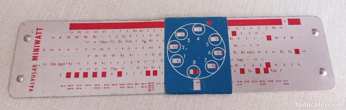 Radios antiguas: Regleta / Selector de V&aacute;lvulas Miniwatt (Philips) - Vintage / Radio Antigua