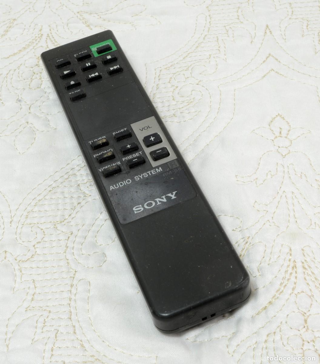 Radios antiguas: Mando a distancia negro Sony, RM-S190 o reemplazo compatible