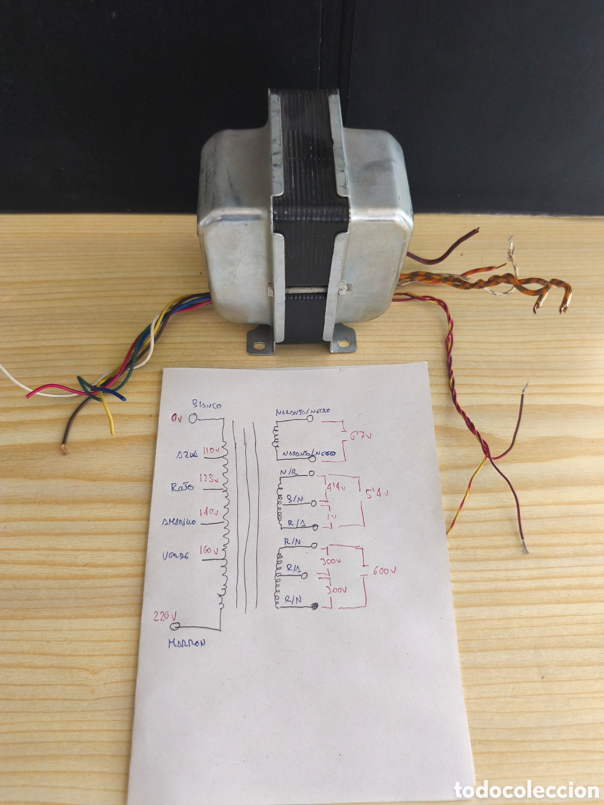 Radios antiguas: TRANSFORMADOR DE ALIMENTACION PARA CIRCUITO A VALVULAS - RADIO, AMPLIFICADOR O ETAPA