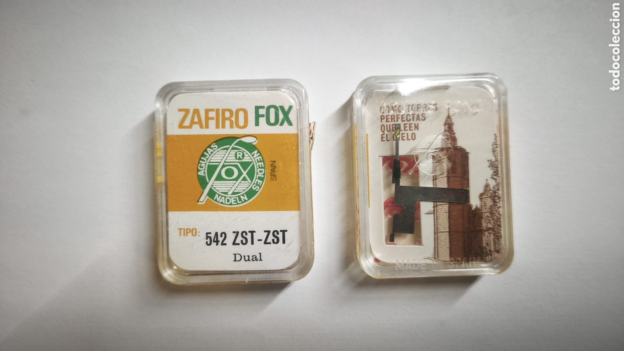 Radios antiguas: AGUJA FOX 542 ZST-ZST para DUAL / DN8 &ndash; ZAFIRO EST&Eacute;REO &ndash; NUEVA - CAJA PRECINTADA