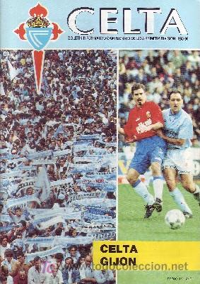 Coleccionismo deportivo: PROGRAMA DEL PARTIDO DE FUTBOL CELTA VIGO - SPORTING GIJON LIGA 1995/1996