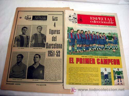 Coleccionismo deportivo: Informaciones Magazine Especial Coleccionable H&ordf; F&uacute;tbol Liga Espa&ntilde;ola n&ordm; 20 1951 1952 Bar&ccedil;a1968