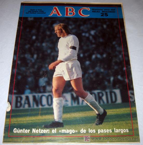 Coleccionismo deportivo: ANTIGUO COLECCIONABLE DEL ABC DEL REAL MADRID PARA EL PRIMER TOMO DE LA HISTORIA VIVA DEL REAL MADRI