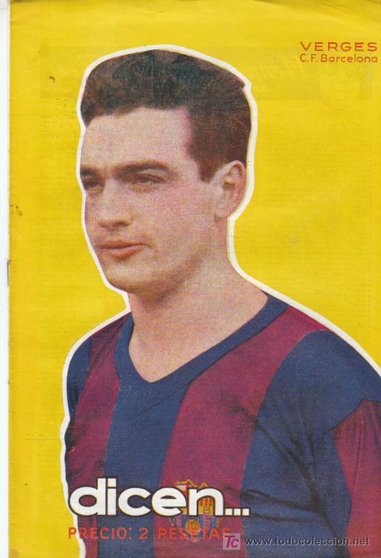 Sammelleidenschaft Sport: SEMANARIO DEPORTIVO DICEN, VERGES C.F. BARCELONA