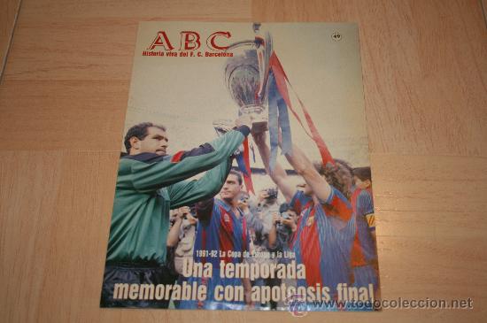 Coleccionismo deportivo: FASCICULO COLECCIONABLE ABC N&ordm;49 F. C. BARCELONA
