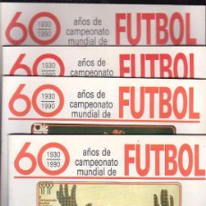 Coleccionismo deportivo: 60 AÑOS DE CAMPEONATO MUNDIAL DE FUTBOL , LOTE DE 15 FASCICULOS - EDITA : UNIVERSO EDITORIAL 1990. Lote 142059432