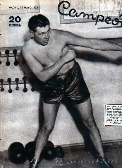 Collectionnisme sportif: REVISTA CAMPEON 14-5-1933 N&ordm; 28